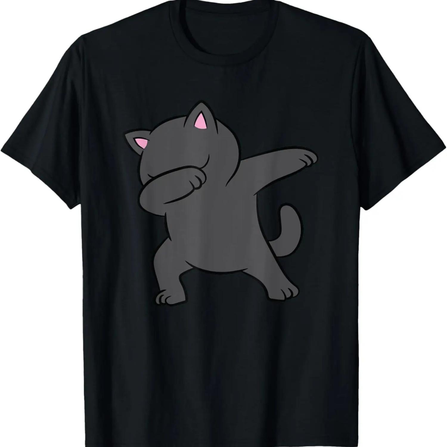 Cute Cat Dabbing Cat T-Shirt S
