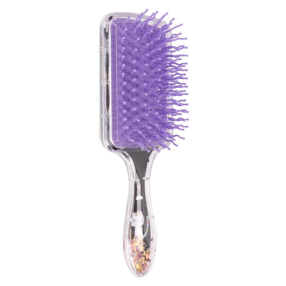 

Мультяшная расческа для волос прямая вьющаяся воздушная подушка для укладки волос массажная щетка-шланг чёрный