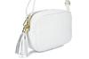Bolso bandolera de cuero italiano con flecos P14