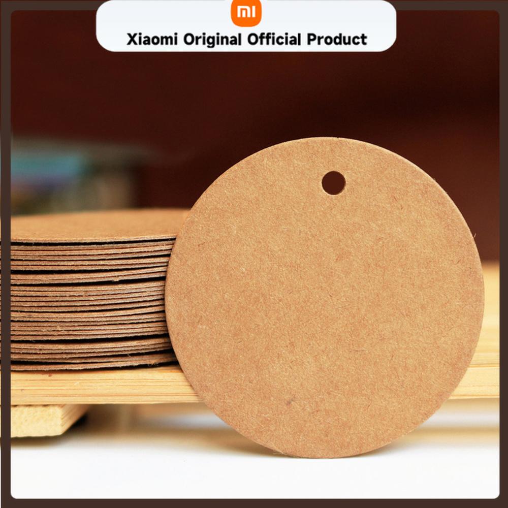 Xiaomi 100Pcs Round Tags 3/4/5cm Circle Kraft Paper Blank Gift Tags Price Tags with Hole Hang Tag for Craft Birthday Wedding Christmas450000