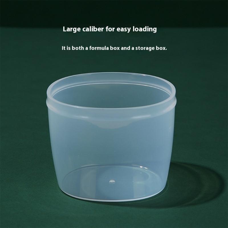 Travel Milk Powder Storaeg Box Formula Container Detachable Feature for Single Use Feeding and Easy Storage