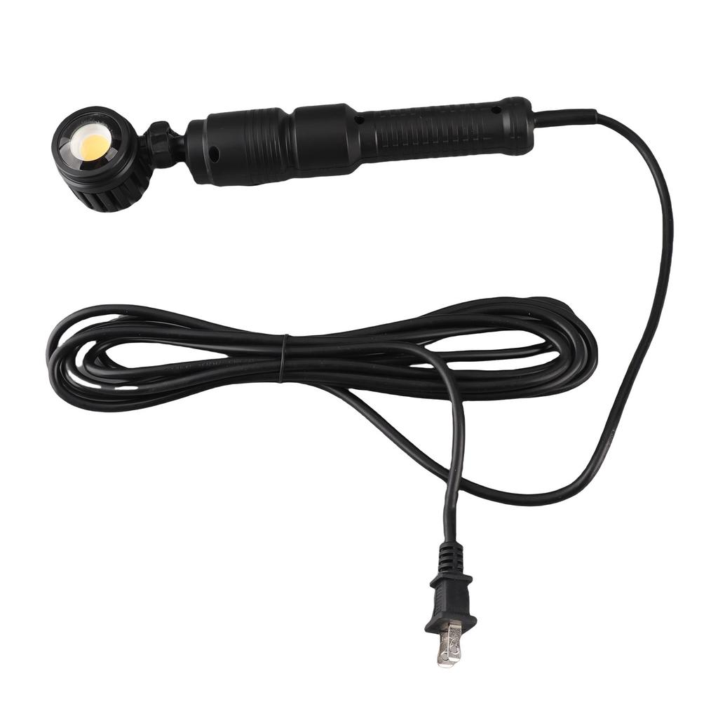 Plug in LED Work Light with 33FT Cable Magnetic Back 360 Degree Rotating Head Portable Lamp for Indoor Outdoor Use 60W