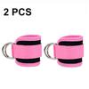Double D Ring Ankle Cuffs Heavy Duty Straps For Glutes Legs Abs Workouts Strength Training Gym Equipment