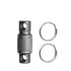 Titanium Alloy Keychain Outdoors EDC Tool Double Headed Quick Pull Buckle Removable Portable Mountaineering Buckle