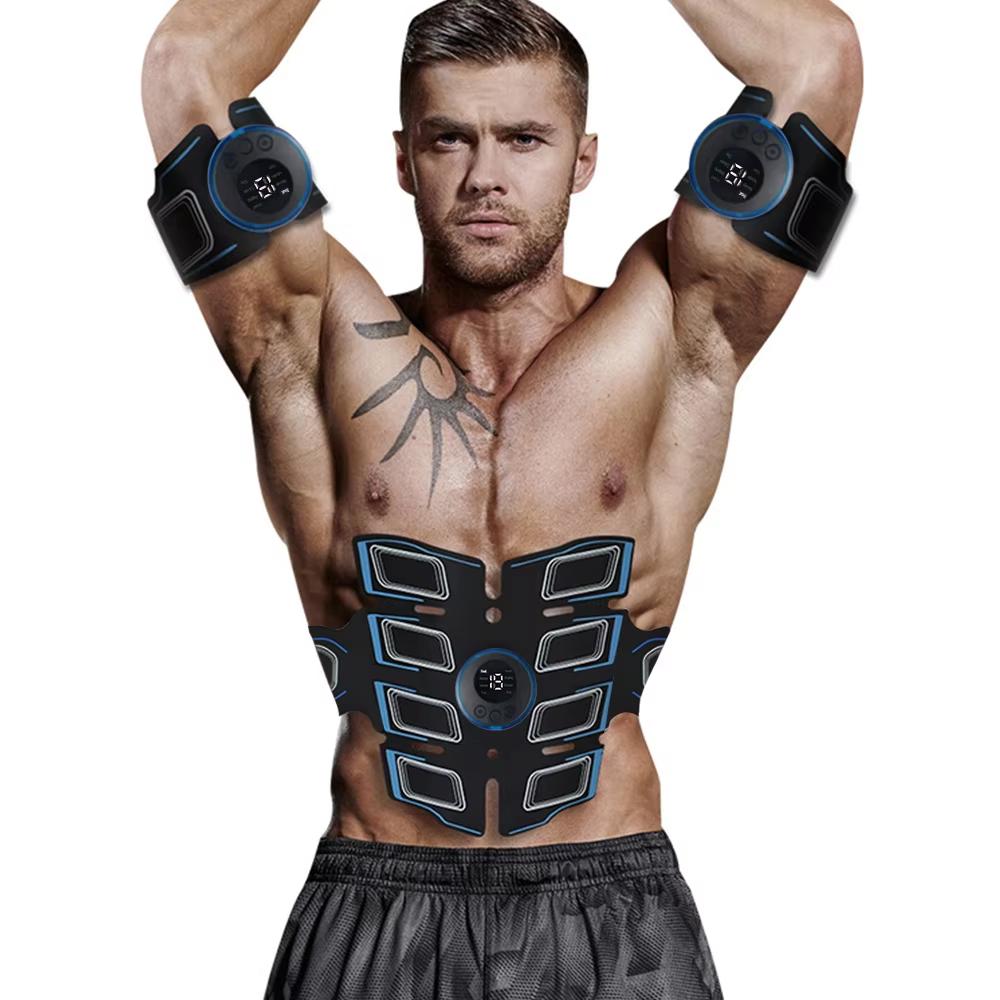 Usb Rechargeable Portable Electronic Training Belt Abdominal Muscle Trainer Fitness Exercise Massager For Core Strength