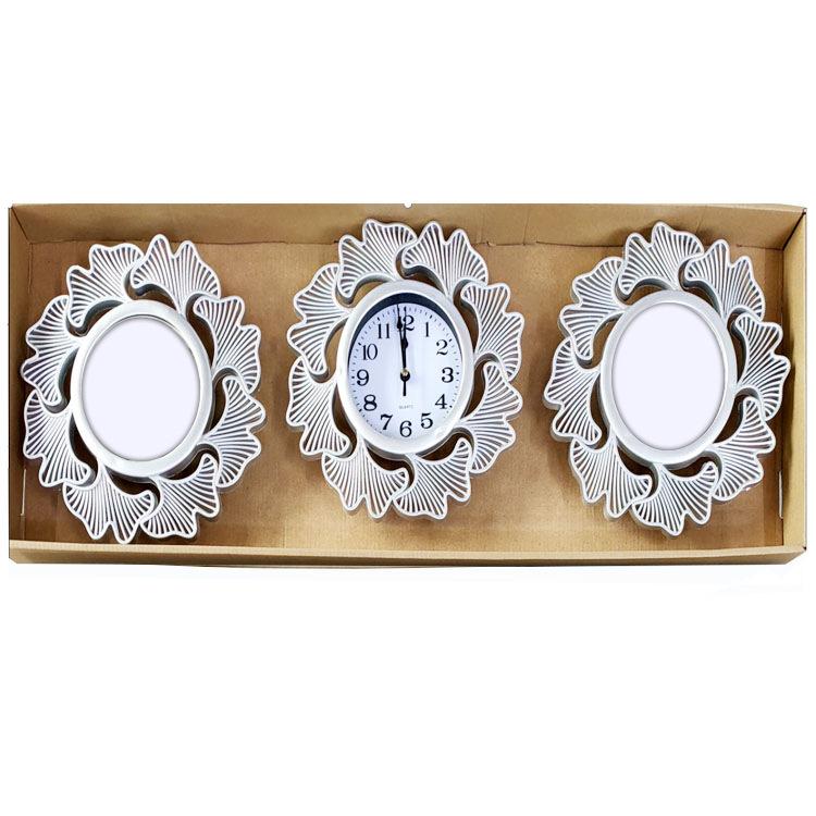 Living Room Wall Clock Home Table Sofa Background Wall Clock Modern Minimalist Abstract Art Wall Clock Triple Wall Clock