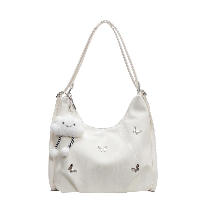 Casual Soft-faced Large-capacity Women's Backpack 2025 New Trendy Summer Commuter Shoulder Messenger Bag Multi-purpose Rear Backpack