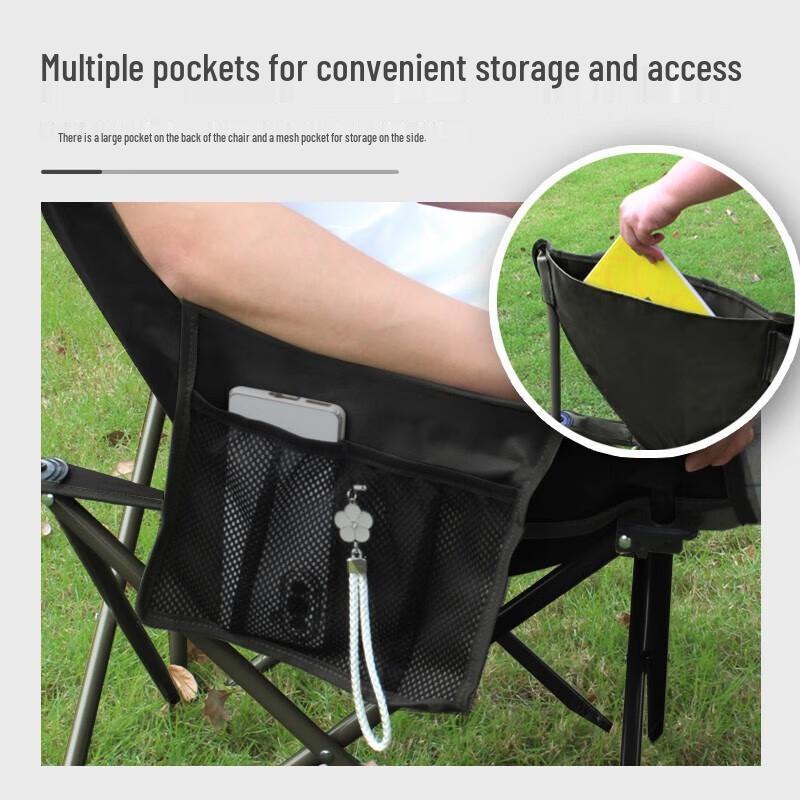 Portable Outdoor Folding Moon Chair