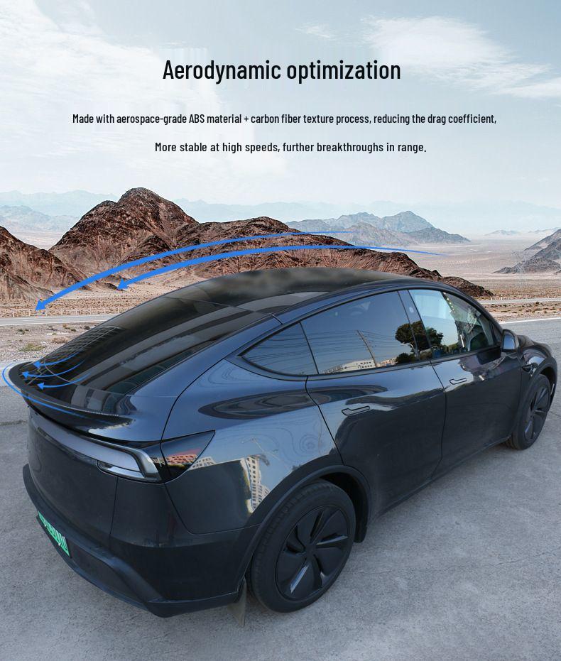 Tesla Model Y Rear Spoiler High-Performance P Style Body Kit Decor.