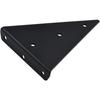 Wall Mounted Triangle Bracket White 1pcs Black Furniture