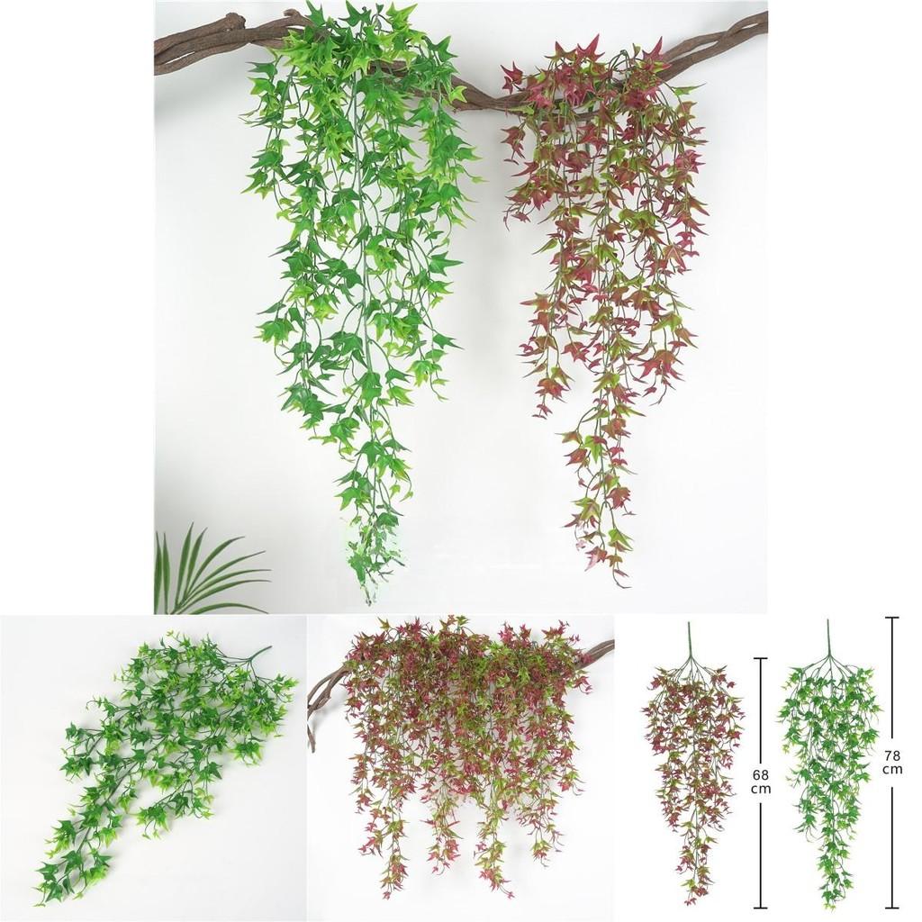 Decorative Plastic Plant Wall Panel With Faux Vine For Living Room And Bedroom
