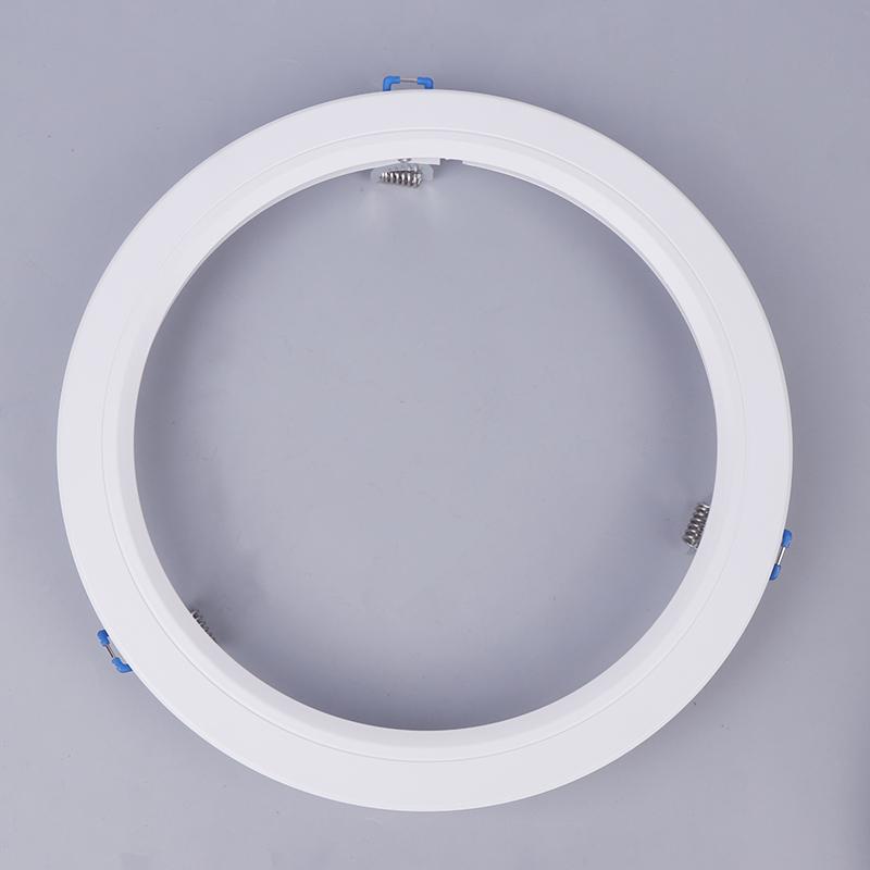 Led Downlight Spotlight Brackets Light Stand Adapters Lamp Shade Rings Hole Enlarge White Outer Frames Cut Out Remedial Circles