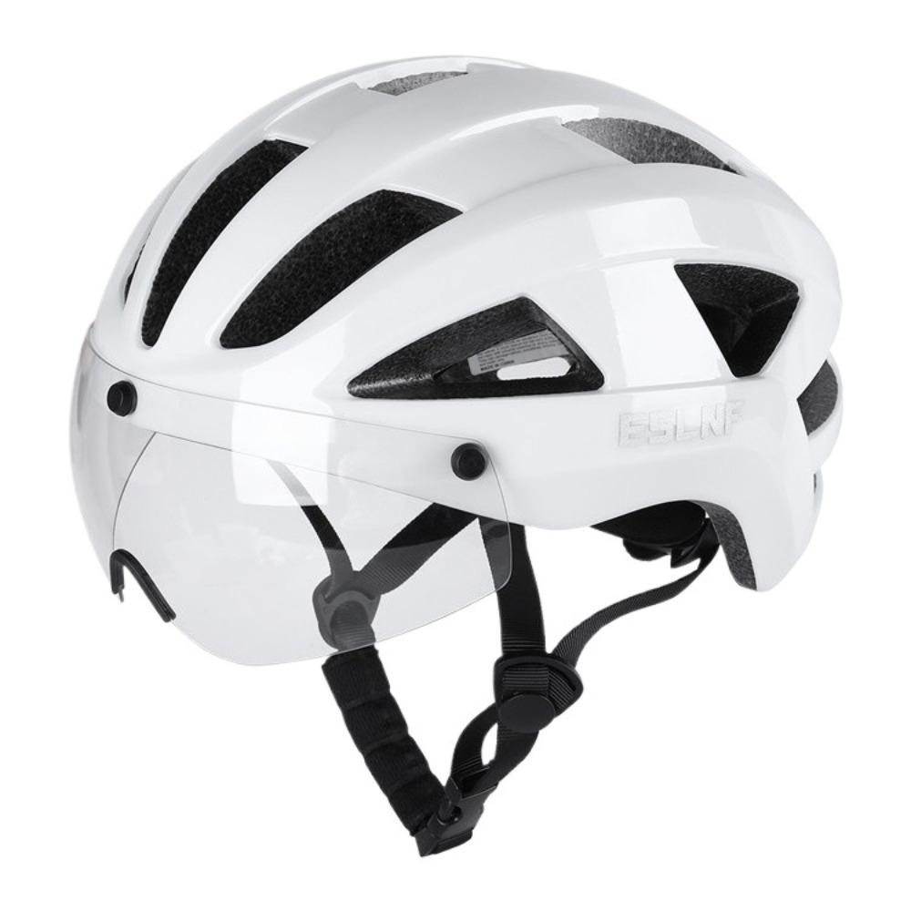 Bicycle Riding Pneumatic Helmet Magnetic Goggles Mountain Road Hat Bicycle Helmet Cycling Equipment