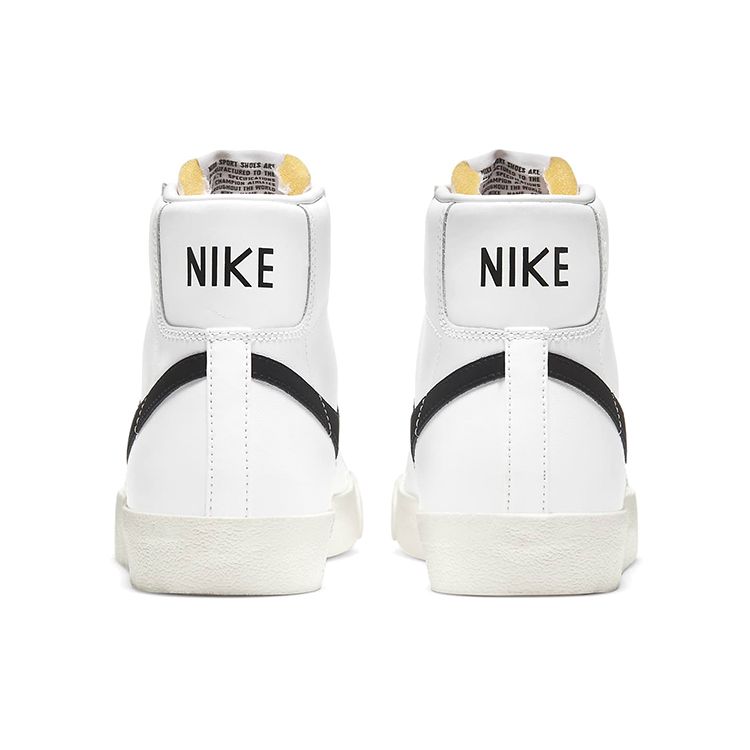 Nike Blazer Mid 77 Vintage White Black Unisex Sneakers BQ6806-100