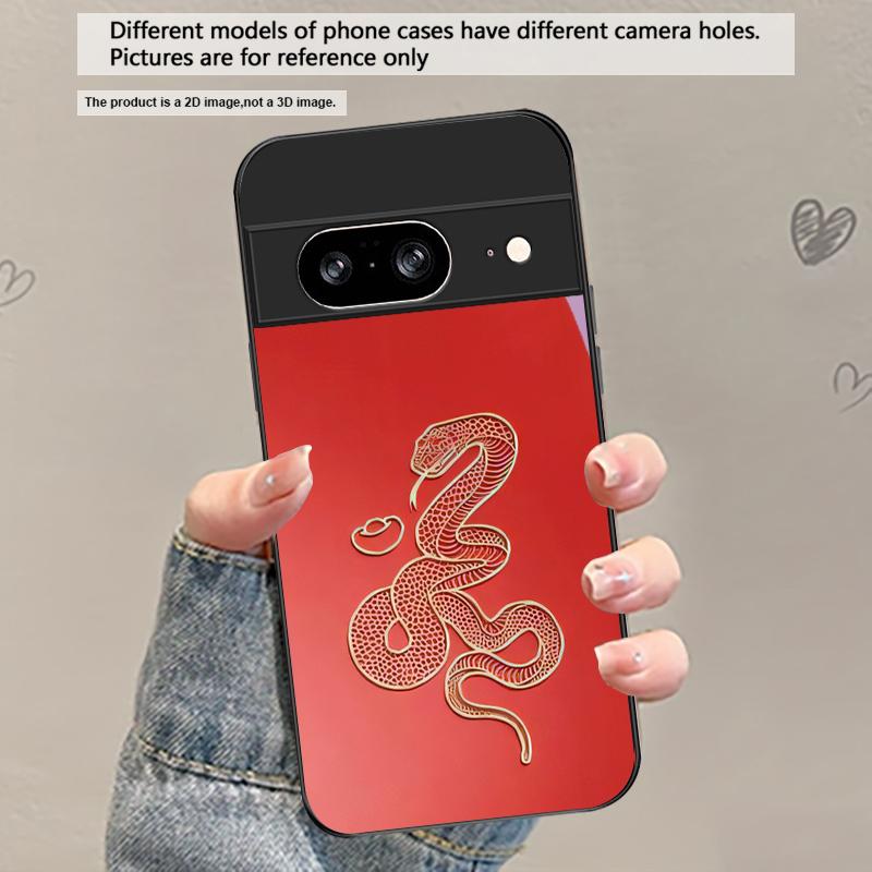 

Xuanjin Secret Pattern For Google Pixel 8 7 9 10 Pixel 10 Pro XL Pixel 9 Pro XL Pixel 8a 7a Pixel 7 Pro Black Glass Phone Case Google Pixel 7