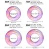1PC PVC Inflatable Swimming Ring Pink Sparkle Pool Floats Tube for Summer Pool Beach Lake