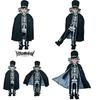 Kids Boy Skeleton Skull Ghost Cloak Halloween Cosplay Party Outfit Costume