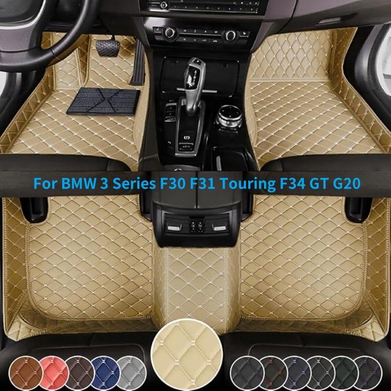 Floor Mats For BMW 3 Series F30 F31 Touring F34 GT G20 Full Coverage Floor Mats Luxury Floor Liners