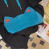 Women's Plus Size Korean Style Casual Loose Short Sleeve Hooded T-Shirt - Summer Design