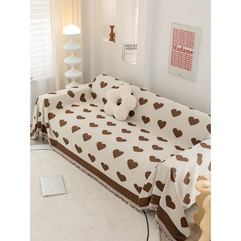 Anti-Scratching Sofa Cover Cloth Love Chenille Sofa Towel Four Seasons Universal Sofa Cover Cover All-Inclusive Universal Sofa Cover