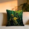 The Creature From The Black Lagoon Cushion Cover Cozy Velvet Throw PillowSoft Warm Cushion For Sofa  Bed