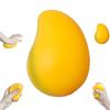 Handmade Crispy Mango Stress Ball Squeeze Toy, Mango Squishy Fidget Ball, Asmr Sensory Stress Relief Toy