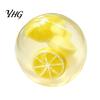 Clear Ball Squeeze Toy Shapeable Pearlescent Fidget Toy, Anxiety Relief Stress Reduction Accessories Fake Fruit Inside for Kids Adults