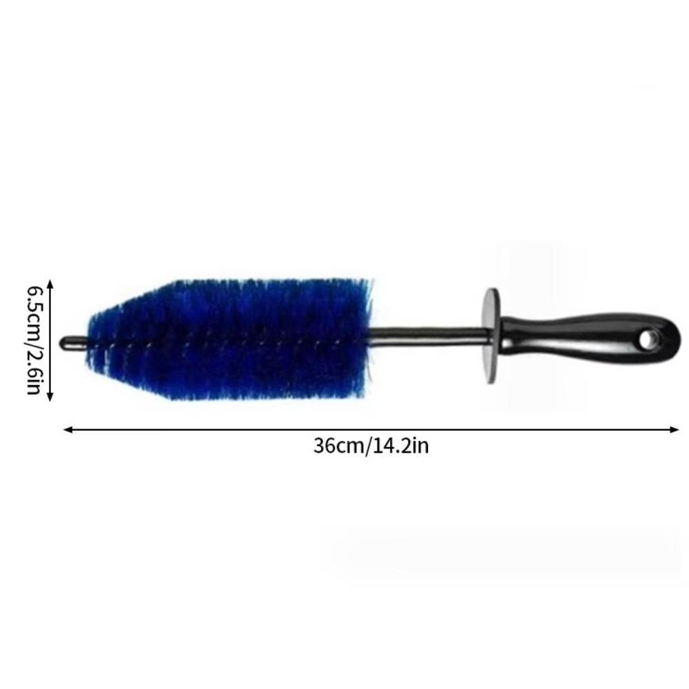 

1 шт. Щетка из микрофибры Многофункциональная чистящая щетка Синяя щетка для ступиц колес Портативная щетка для детализации шин size:36*6.5cm