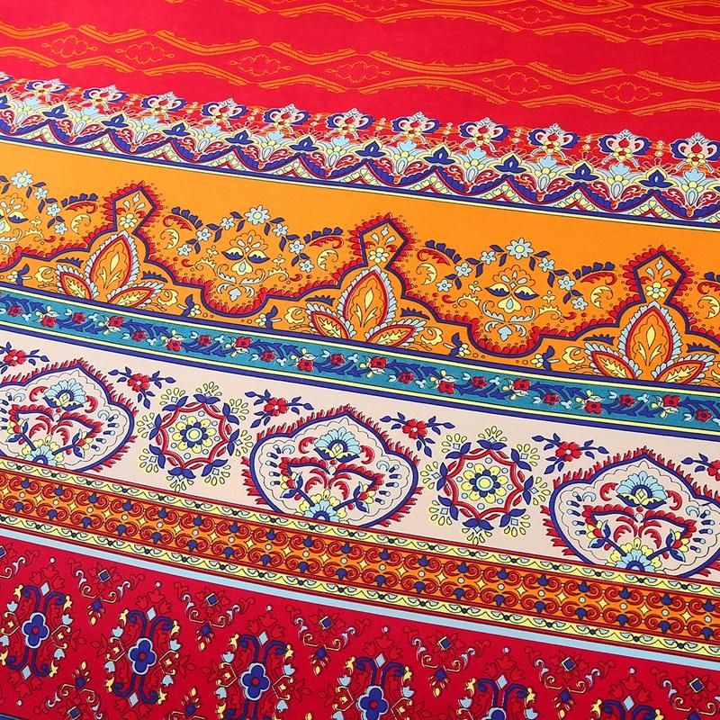 Boho Stil Bettwäsche-Set Bohemian 3-teiliges Bettwäsche-Set Mit Kissenbezügen National Queen King Twin Größe Bettbezug Für Doppelbett