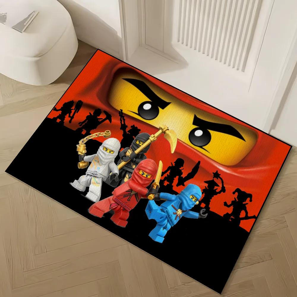 N-Ninjago-Funny Door Mat Welcome Non-slip Floor Bedroom Kitchen Bath Balcony Hallway Rug Home Decoration Carpet