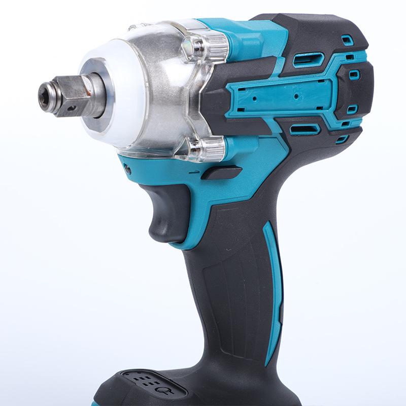 High Torque Cordless Lithium-Ion Impact Wrench: Brushless Electric Tool for Auto Repair, Woodworking, and Scaffolding