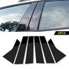 For Honda Accord 2023-2024 6pc Black Pillar Posts Set Door Trim Piano Cover Kit