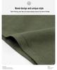 Men's Army Green Cotton Casual Work Shorts - Summer Loose Fit