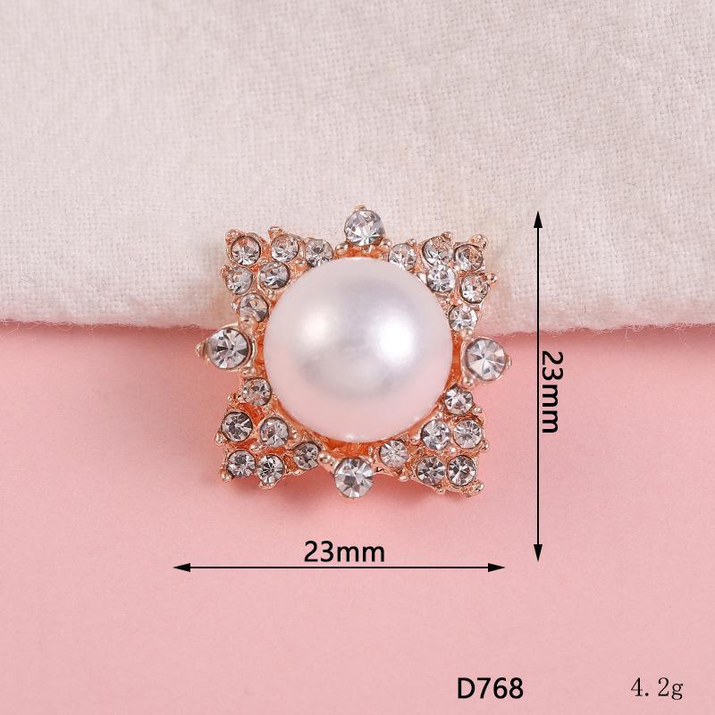 Creative Pearl Flower Diamond DIY Mobile Case Jewelry Accessories