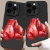 Boxing Glove Pattern Phone Case Suitable for iPhone 17 16 15 14 13 12 11 Pro/Max/Plus Anti Drop and Shockproof Back Cover