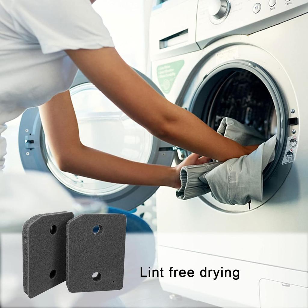 2 Pcs of Dryer Filters for Miele 9164761 Tumble Dryers Heat Pump Dryer, Sponge Filter Foam Filter Replacement Parts Filter Foam Sponge for Condenser