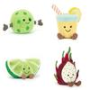 Amuseables Fruit Dragon Chestnut Glasses Rugby Plush Toy Stuffed Doll Kids Gift