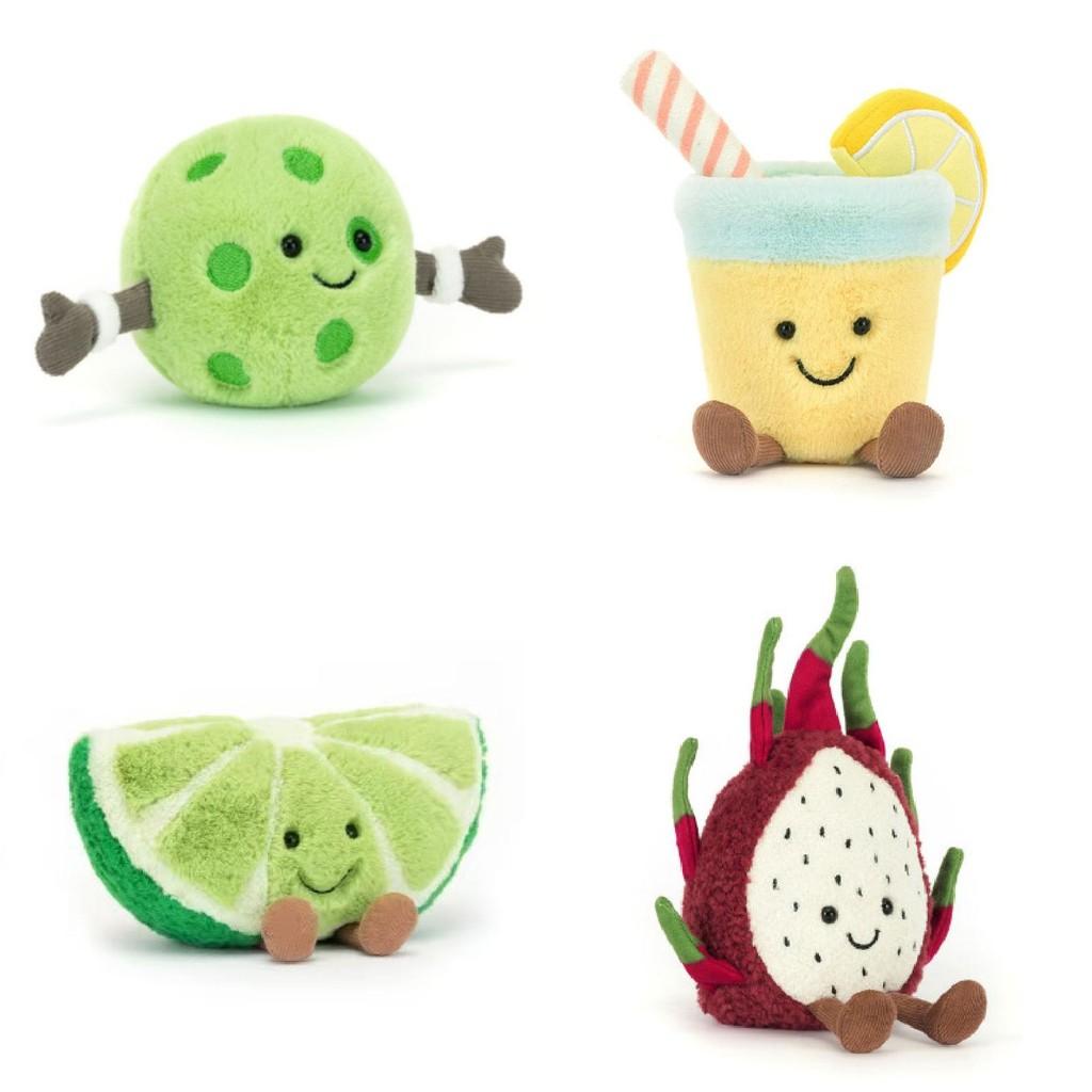 Amuseables Fruit Dragon Chestnut Glasses Rugby Plush Toy Stuffed Doll Kids Gift