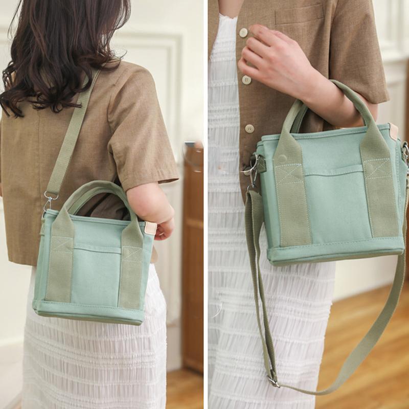 Canvas Strapazierfähige Damen-Tasche mit Top-Griff, Mädchen-Umhängetasche, große Kapazität, Tote-Handtaschen, weibliche Reisetasche, tragbare Mama-Tasche