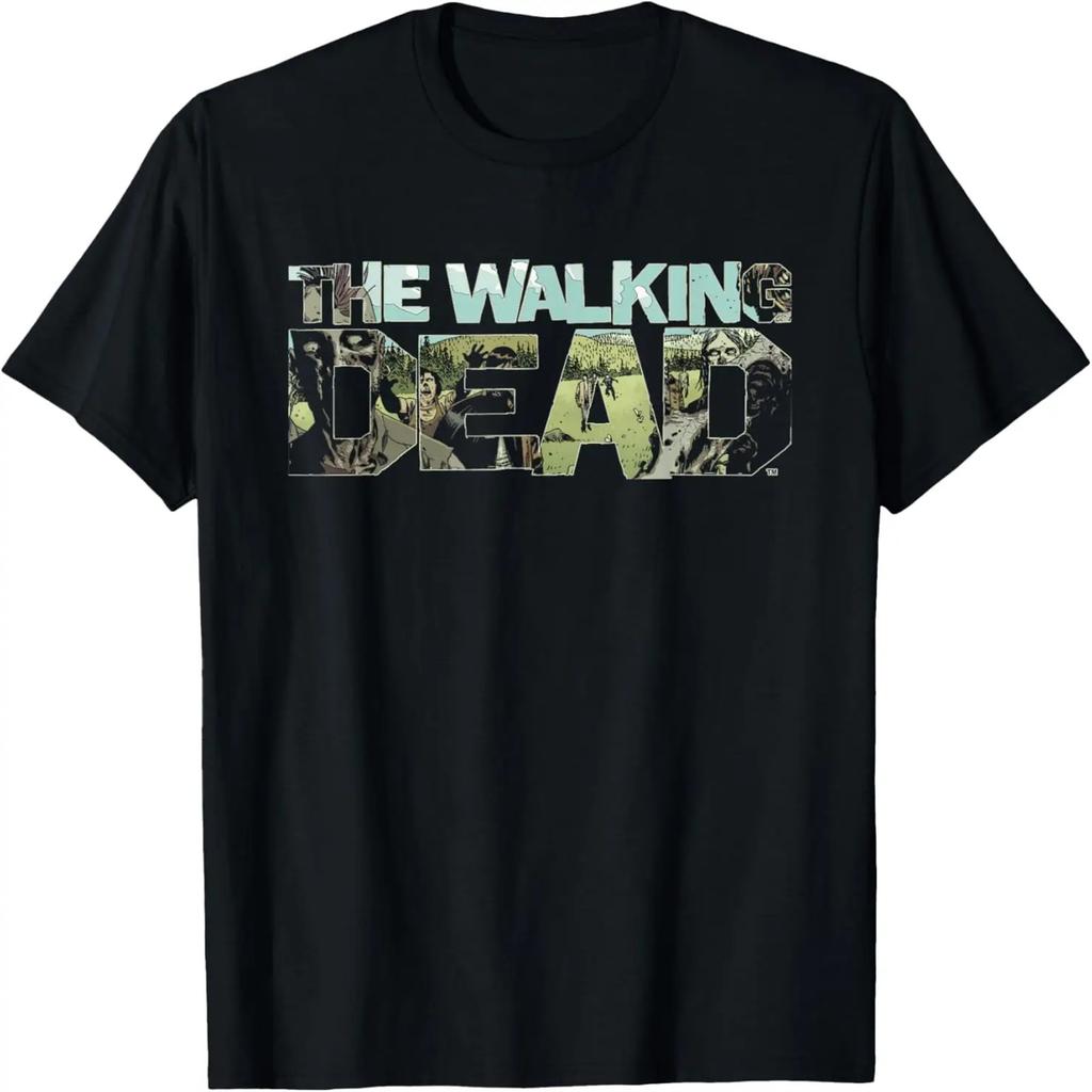 Tricou cu logo suprapus Walker din The Walking Dead