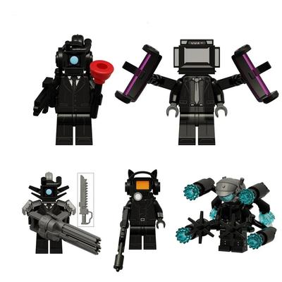 TV Man Toilet Man Building Block Minifigure Toy
