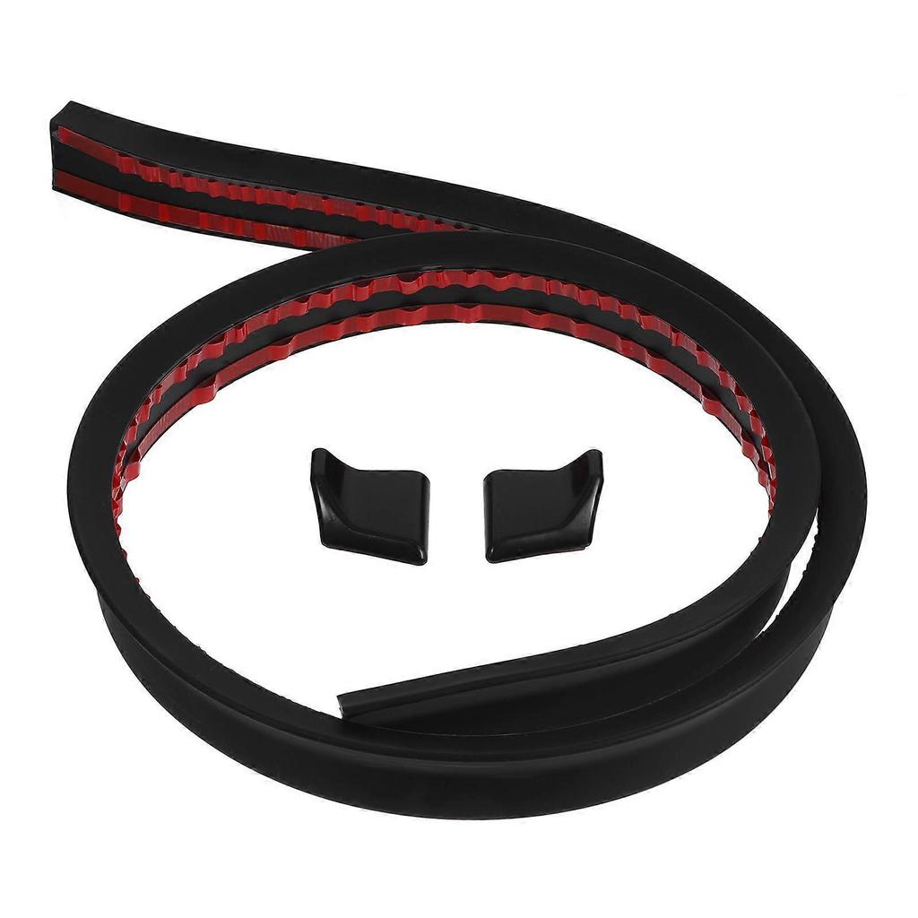 Black Car Spoiler Wing Rear Trunk Wing Decor Easy Installation Sporty Style Enhancement