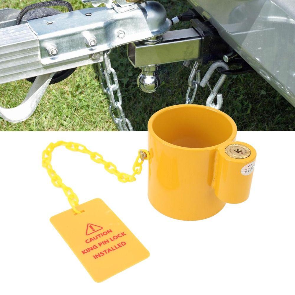 Anti Theft Gooseneck Coupler Lock Heavy Duty Coupling Lock King Pins Locks Container Trailer
