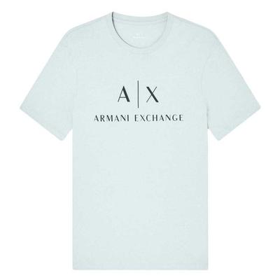 Armani Exchange Mens Lettering Logo T-Shirt