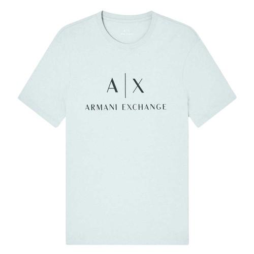 Armani Exchange Mens Lettering Logo T-Shirt