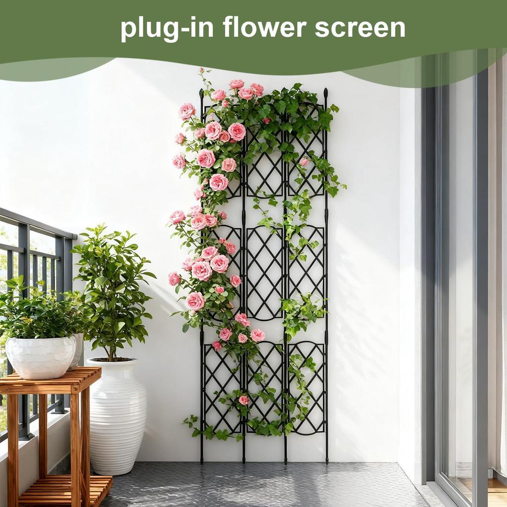 Plant Trellis Indoor Vegetable Growing Obelisk Structures Potted Plant Support Trellis Indoor For Balcony Terrace Yard Backyard