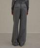NORMOR Belted Wide Pants Gray