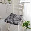 Chair Cushion, Gradient Imitation Rabbit Fur Plush Chair Cushion, Pet Friendly Seat Cushion,Winter Thick Plush Dining Chair Cushion