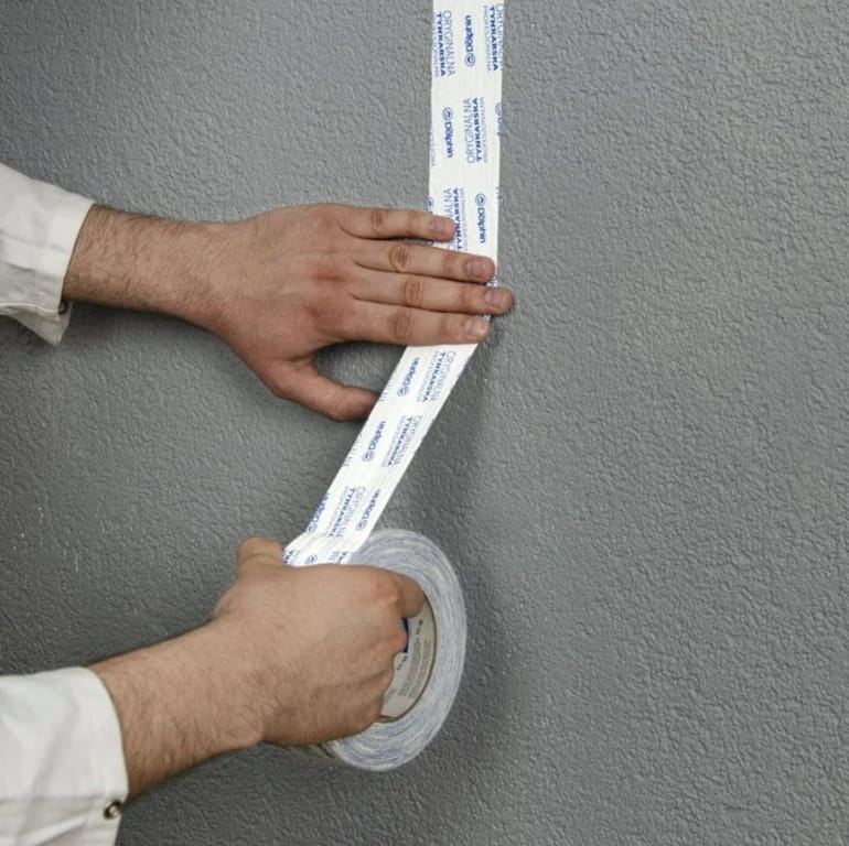 Dolphin Exterior Plastering Tape 48mmx50m, Waterproof for Rough Surfaces