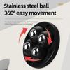 4PCS Non Punching Adhesive Furniture Ball Universal Pulley Home Use Mobile Base Accessories Trash Can Bottom Space-saving Wheel